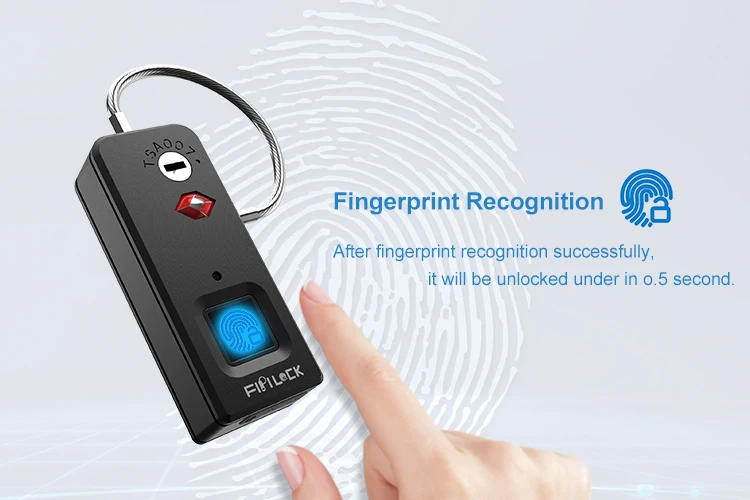 Fingerprint Padlock in Action