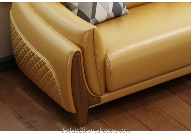 Italy leather sofa Super design for living room Sectional Sofa Set