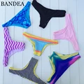 New 2016 Women s Sexy Hawaiian Brazilian Tanga Bikini Swimwear Bathing Suit Semi Thong Bottom S