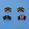 newest various country flag design lapel pin for kuwait / qatar / uae / saudi arabia