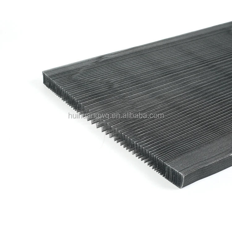 grey color folded fiberglass insect window screen