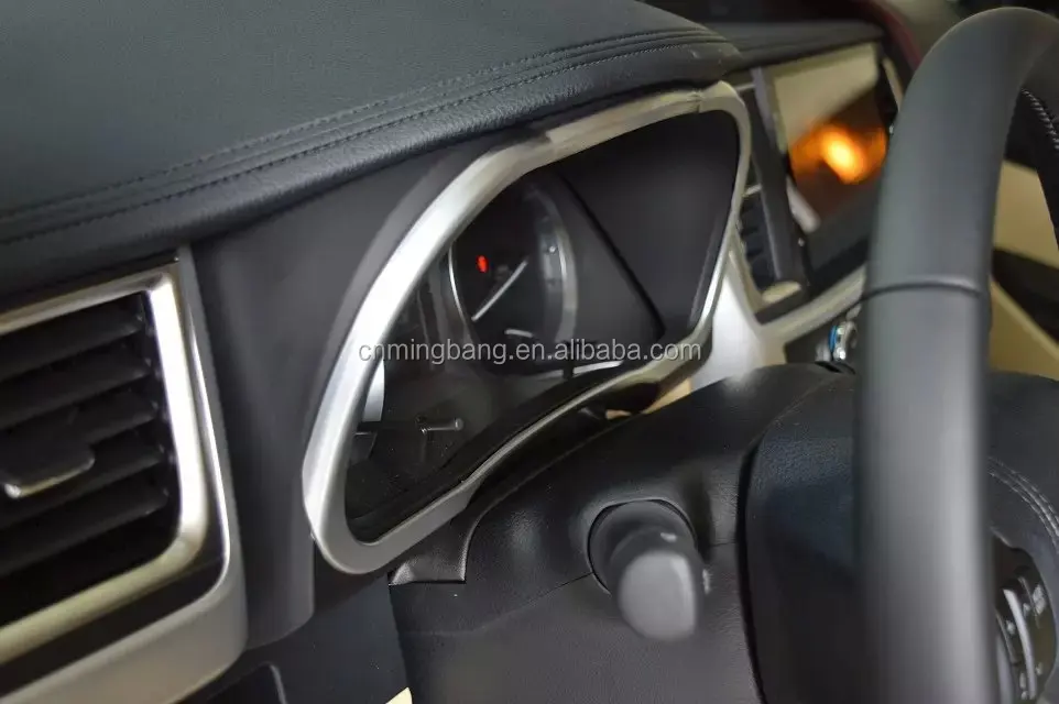 New Interior Car Accessories Chrome Dashboard Frame Trim For Toyota 2015 Highlander Buy Highlander Dashboard Frame Trim Chrome Dashboard Frame