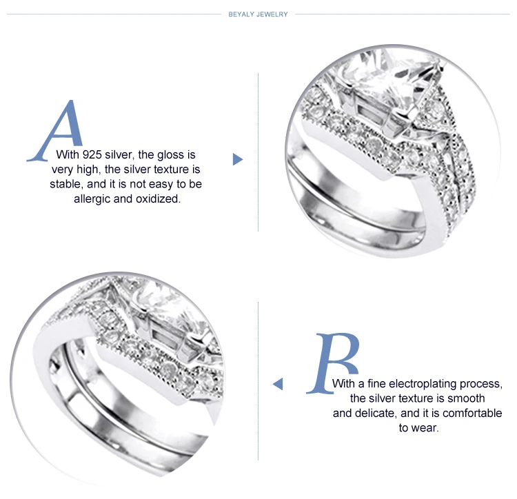 Brilliant female cubic zirconia engagement rings online