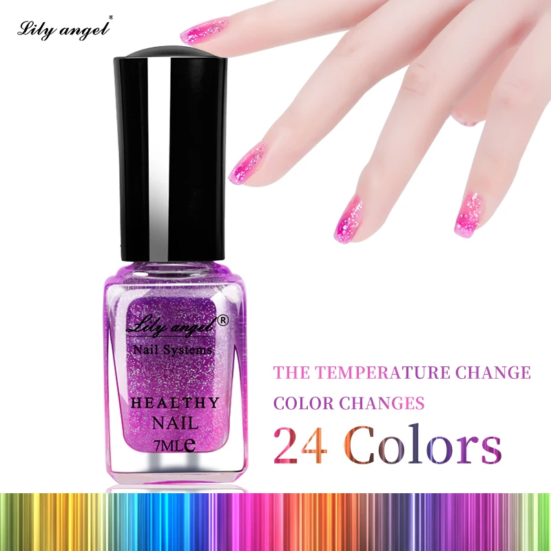 Lilyangel Water Base Soak Off Chameleon Color Chaning Nail Polish Lilyangel Water Base Soak Off Chameleon Color Chaning Nail Polish Temperature Change