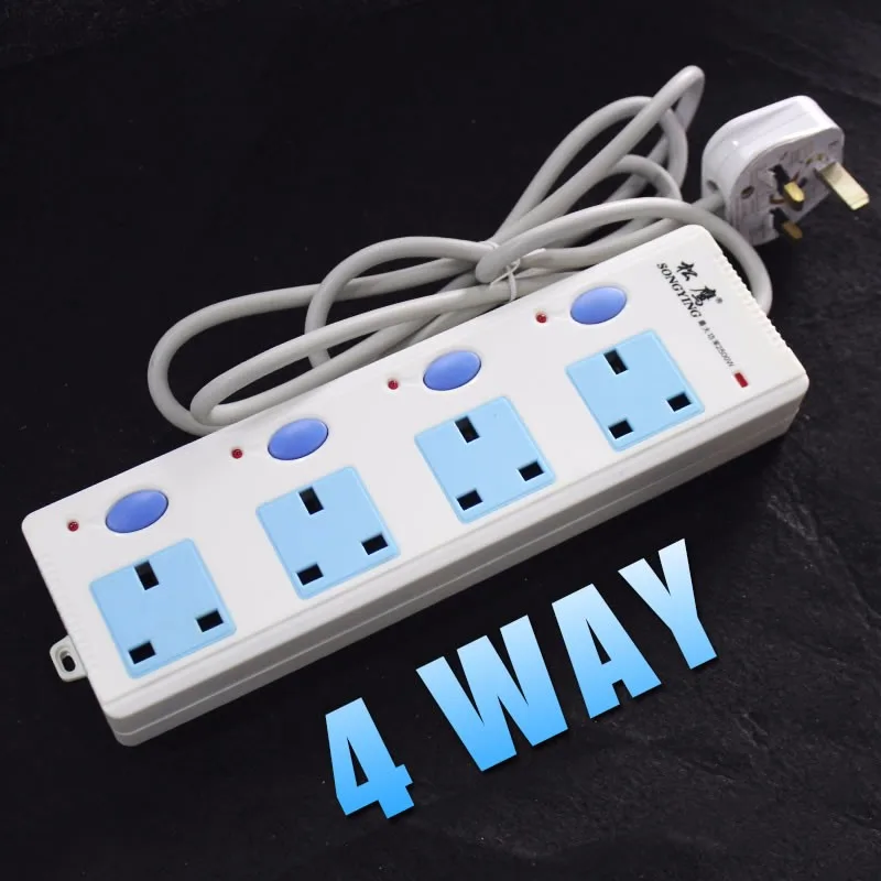 Uk Power Strip With Individual Switch And Surge Protection Buy Uk