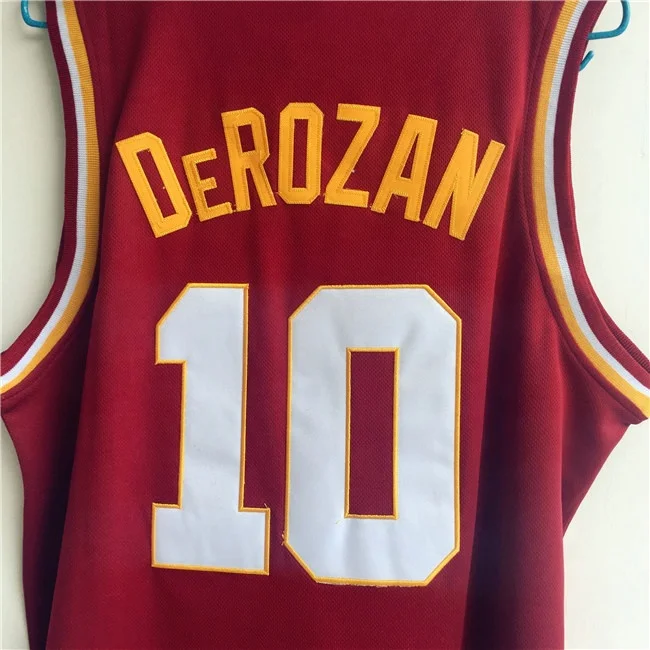 Factory Price Demar Derozan 10 Usc College Throwback Basketball Jersey
