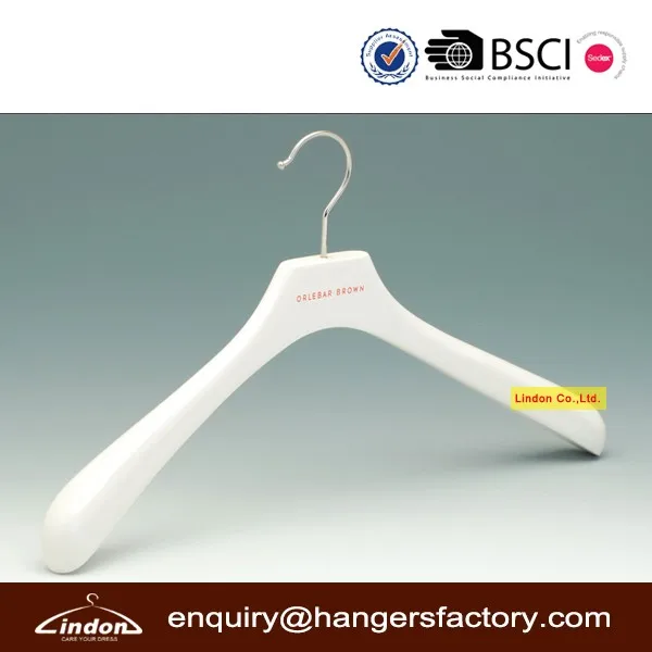 Assessed Supplier Lindon Deluxe Top And Bottom Wooden Coat Hanger With