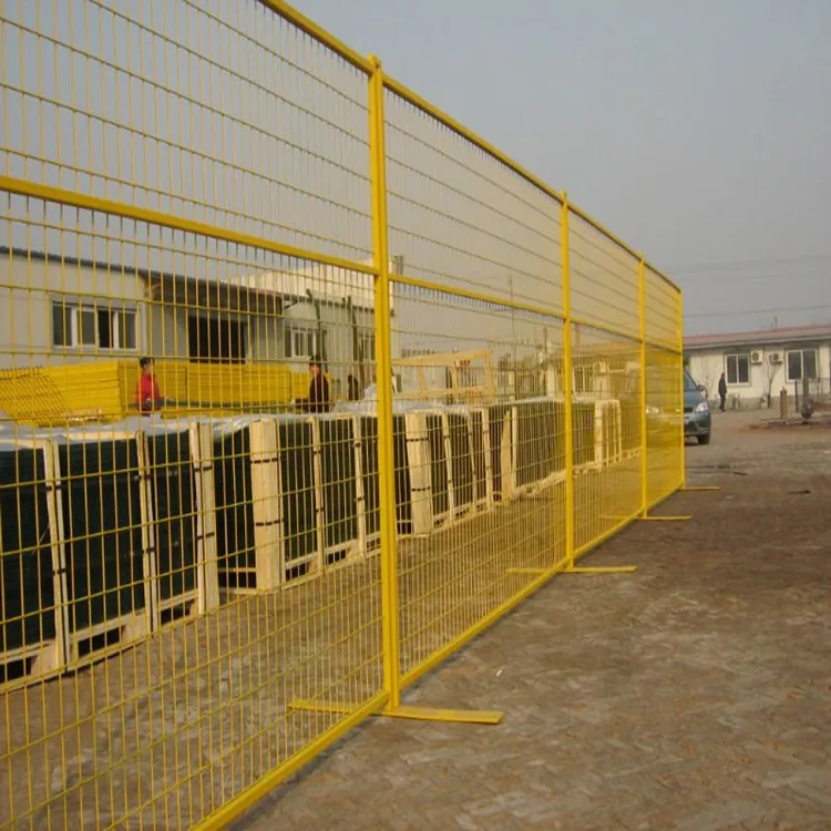 6'x10' Portable Chain Link Fence Panels With Feet For Sale / Chain Link