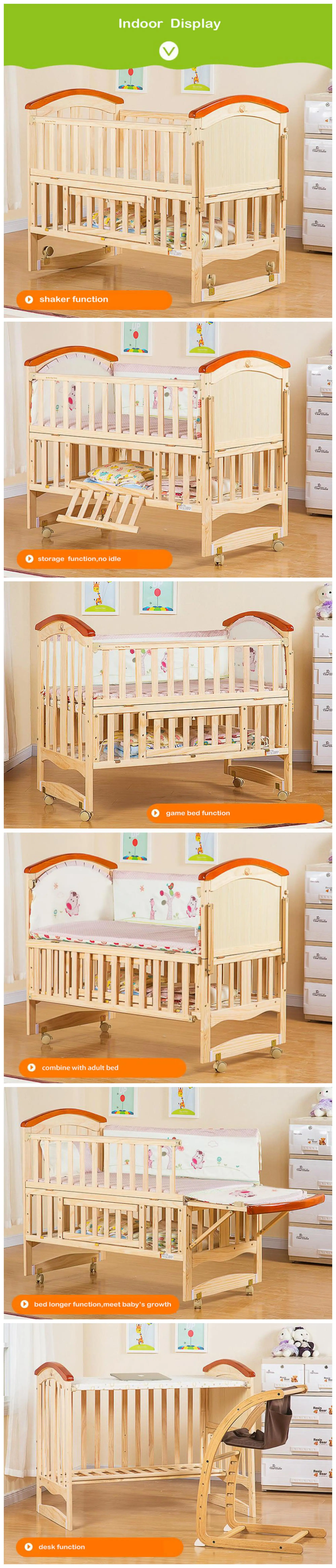 New Born Baby Safety Wooden Bed Rail Guard To Fit Junior & Toddlers Bed
