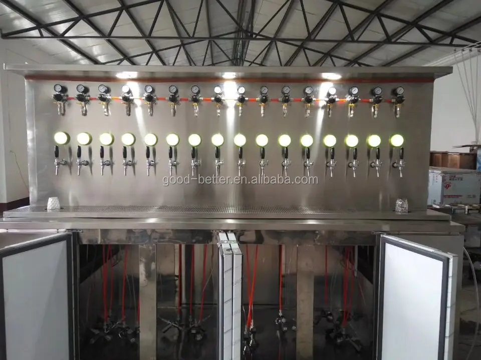 Gb103043 Hot Selling Beer Tap Wall Kegerator With 16 Taps Buy Beer