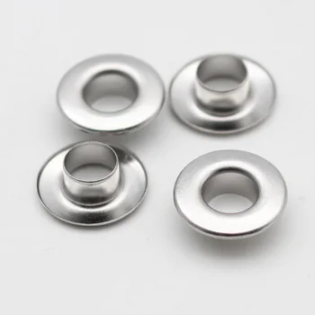 silver eyelets