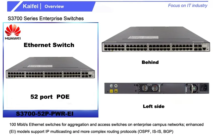 Huawei S370052ppwrei 48 Port Poe Industrial Switch Buy