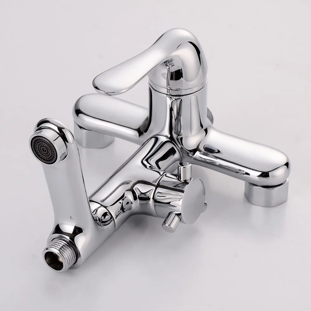 Modern Style Bathroom Telephone Shower Shower Set Chrome Bathroom Rain