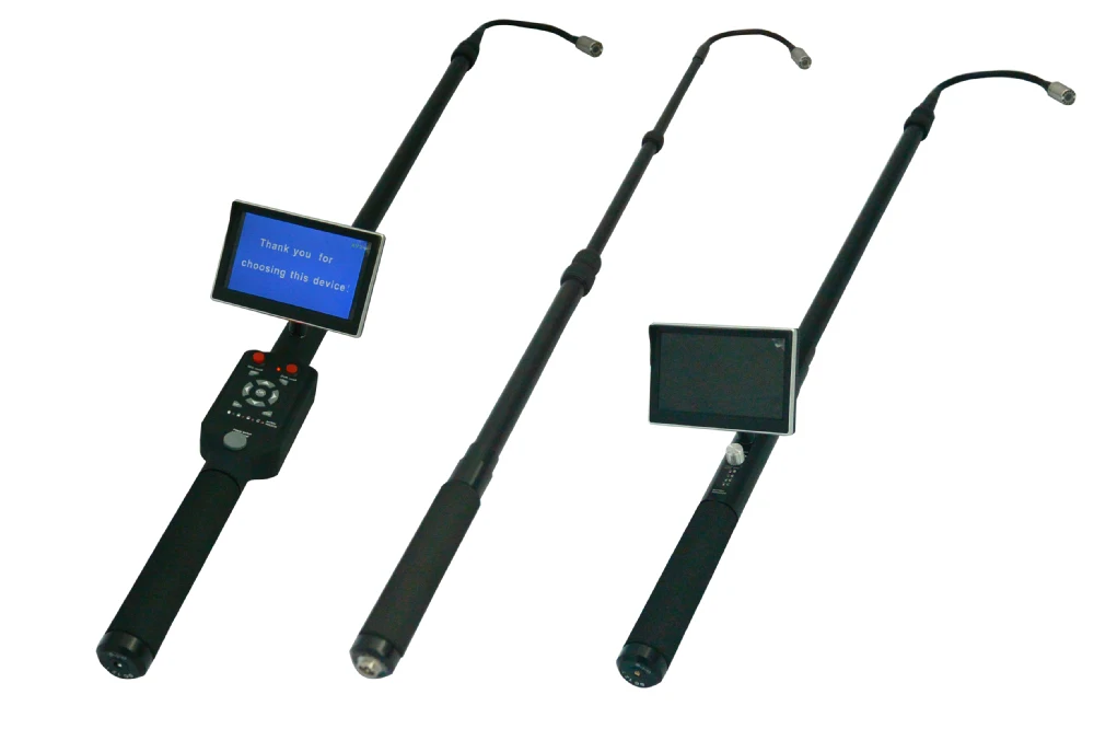 Telescopic Pole Under Vehicle Inspection Camera With Dvr And Color