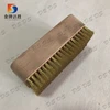 SKI SNOWBOARD WAXING BRUSH WITH NATURE BEECH WOOD