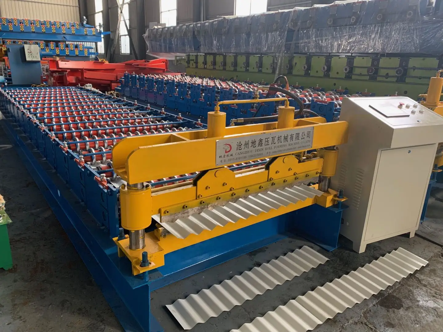 Metal Roofing Sheet Corrugating Sheet Roll Forming Making Machine Cold Galvanizing Line