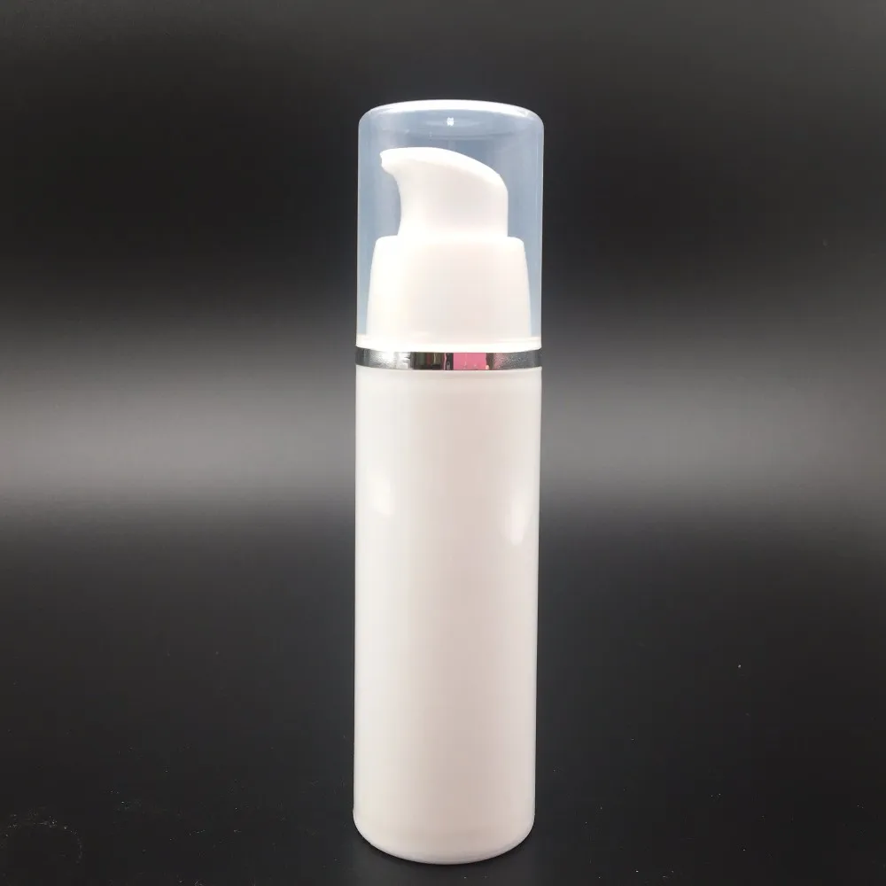 30ml 50ml White Pp Airless Pump Bottle For Medical Care - Buy Pp