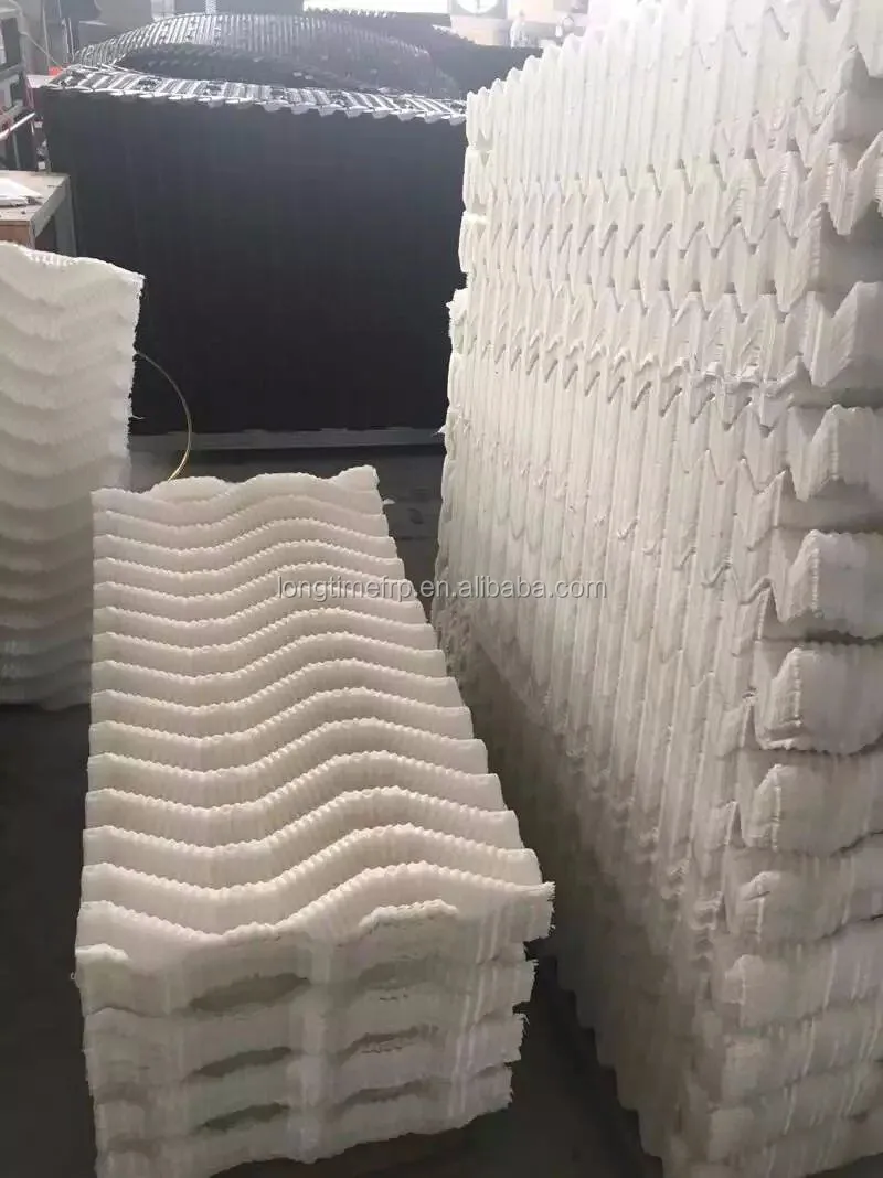 Pvc S Corrugated Wave Cooling Tower Fills Sheet Counter Flow Cooling