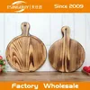Factory High quality 100% natural wooden zucchini bread recipe peel custom size bread board or paddle