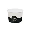 hot sales new arrivals 1.5 oz 50ml, 3oz 120ml ,2oz 95ml ,paper ice cream cup ice cream paper cup with lid spoon