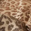 new fashion leopard animal printed leather with making lady shoes bags
