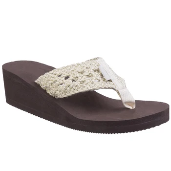 fancy wedge flip flops