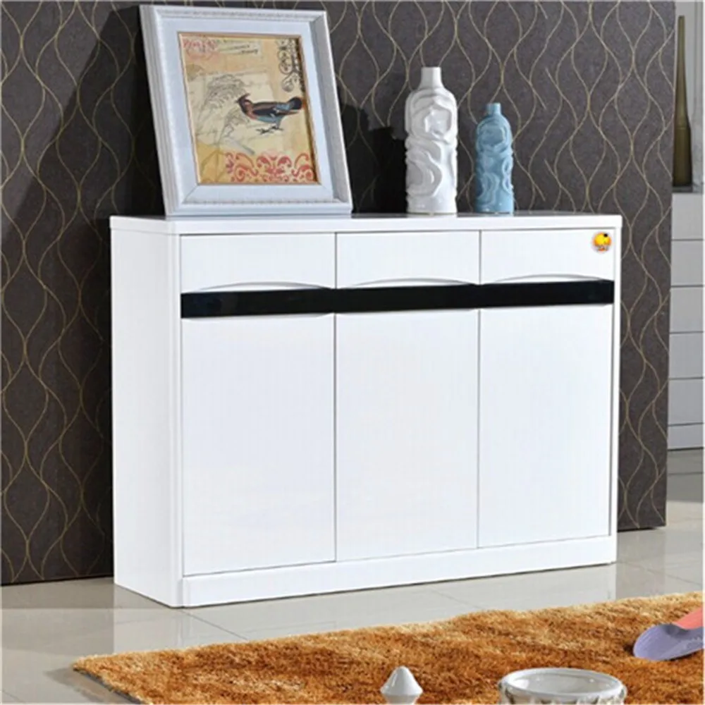 Moden witte hoogglans grote massief hout hoge schoen kasten voor ...