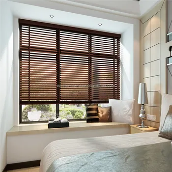 Free Sample Top Quality New Zealand Pine Window Wooden Venetian