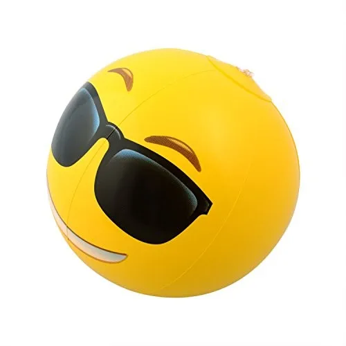 Emoji-Universo-12-Emoji-Pelotas-De-Playa-Inflables-Paquete-de-number-un-conjunto