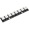 Hot selling 8 channel WS2812 5050 RGB LED lights built-in full color-driven development board 8 Bits