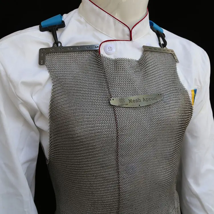 Stainless Steel Mesh Safety Cut Resistance Chain Mail Apron Butcher