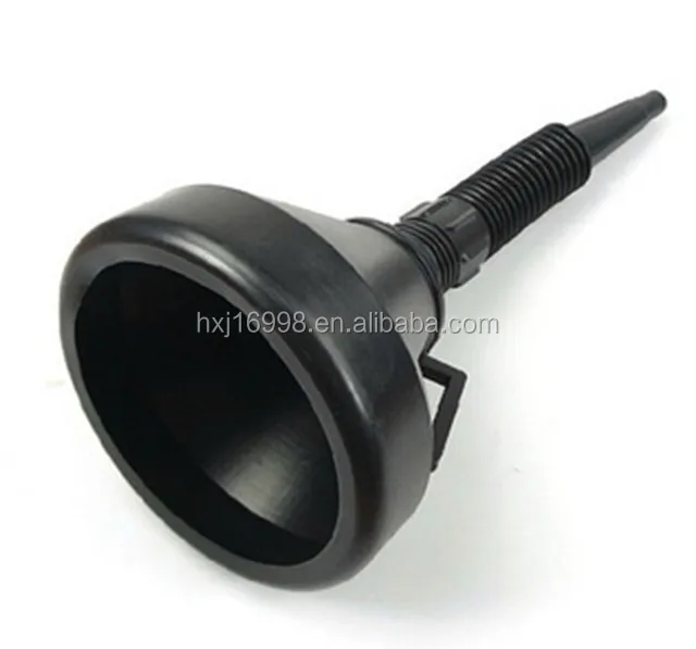 Plastic Oil Funnel With Removeble Filter Colored Funnel With Corrugated