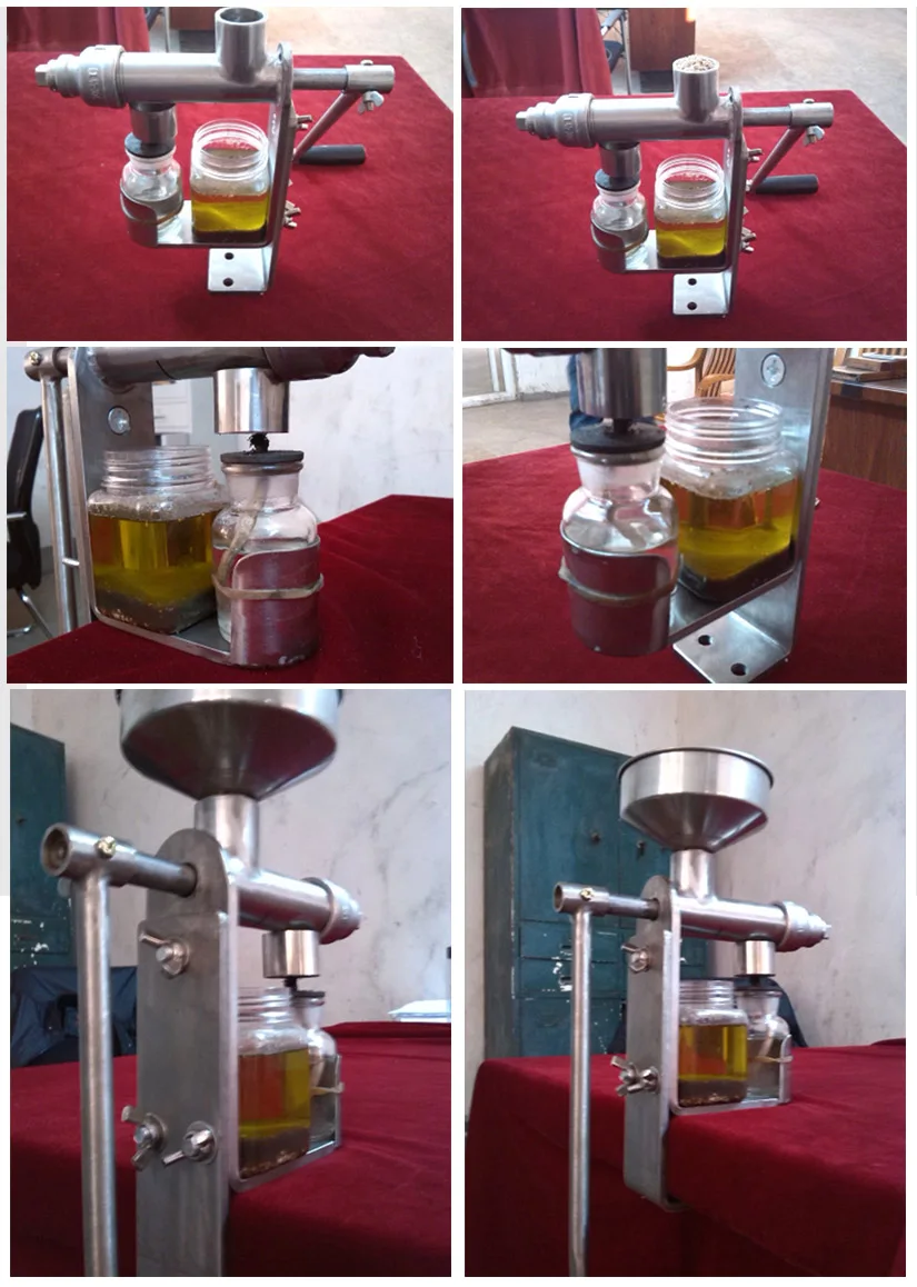 Cheap Price Home Use Stainless Steel Oil Presser Sunflower Seeds Manual