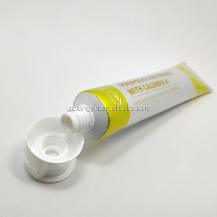 Free Sample 80g 100g 120g Empty Aluminum Plastic Toothpaste Tube