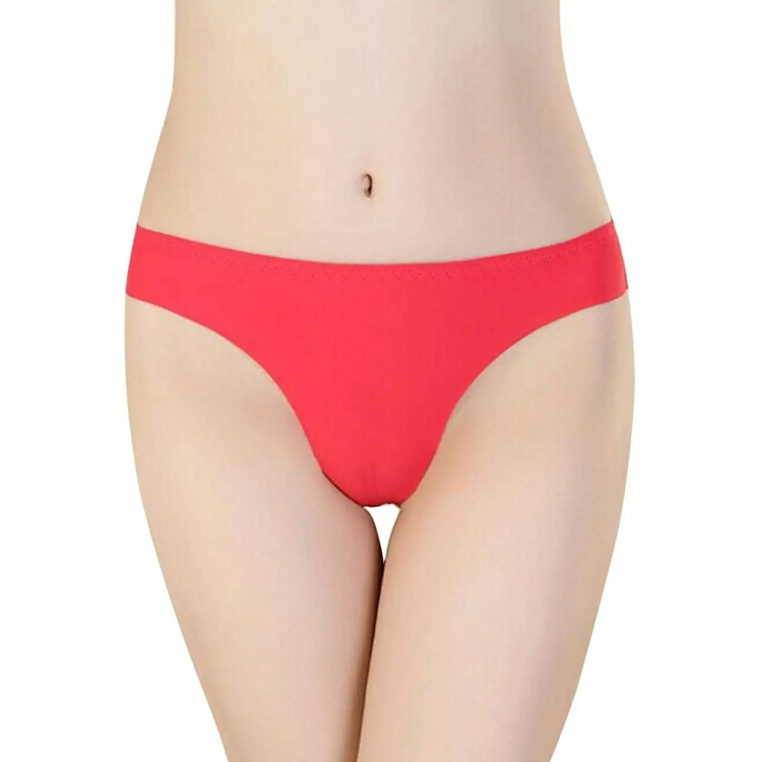kingfansion Women's Invisible Underwear Thong Seamless Seamless Cotton Sexy Sports Panties Thong