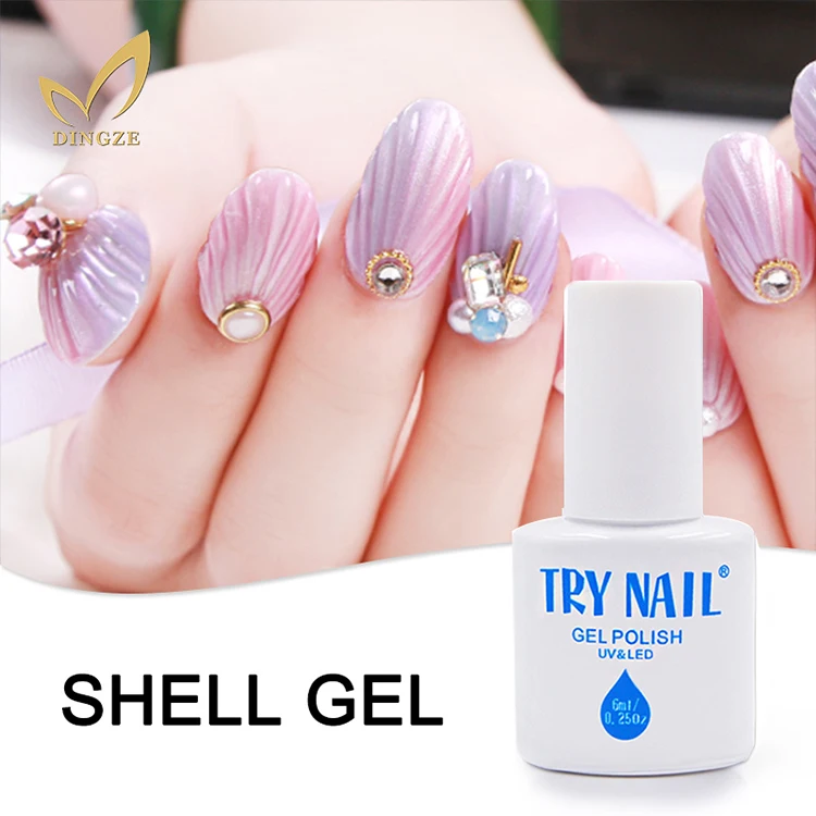 12 Colors Seashell Uv Gel Nail Polish Soak Off Nail Gel Polish With Oem Buy Sea Shell Uv Gel