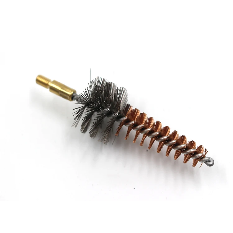 Conical 5.56mm 7.62mm Bronze Rifle Bore Chamber Bristle Gun Cleaning