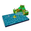 Hot selling rectangle above ground home swimming pool , metal frame swimming pool usa