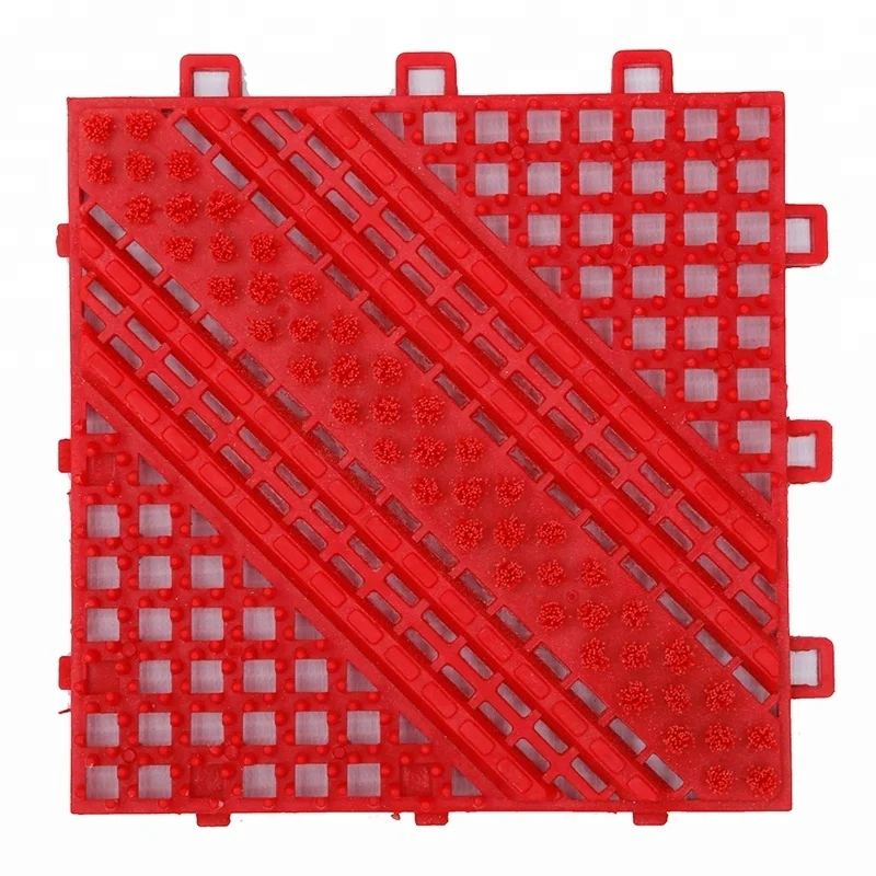 Plastic Interlocking Floor Tiles