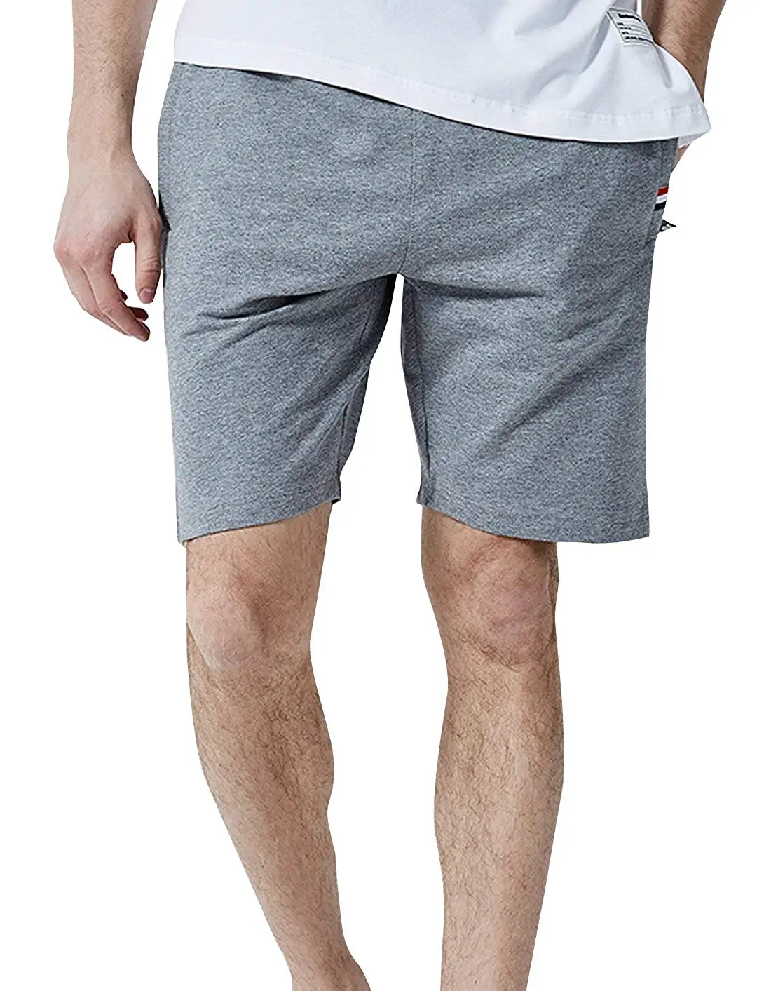 AIEOE Mens Athletic Shorts Comfort Cotton Cargo Shorts Beach Shorts