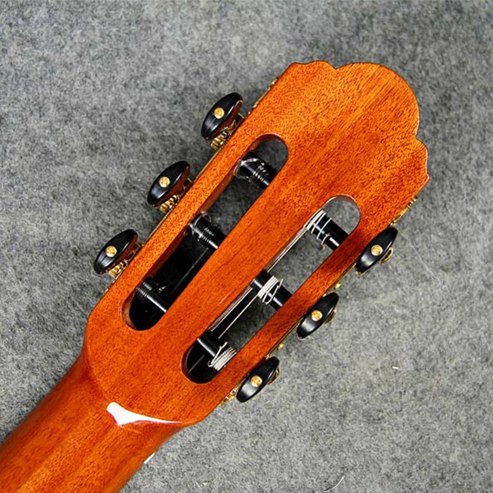 chard 39 "实心雪松顶级红木背面和侧面经典吉他光泽完成 ec95-sk