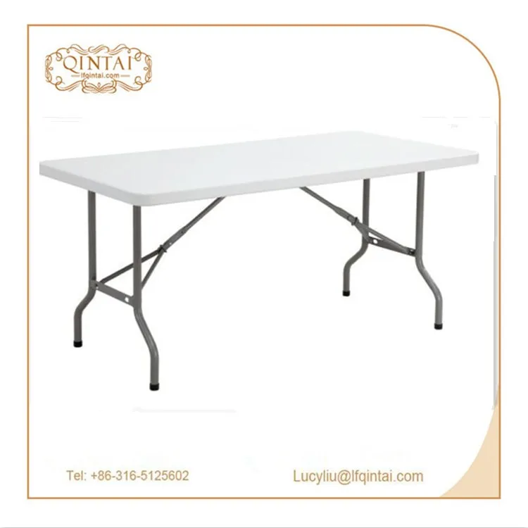 Portable Folding Table/rectangle Folding Hdpe Top/folding Wholesale