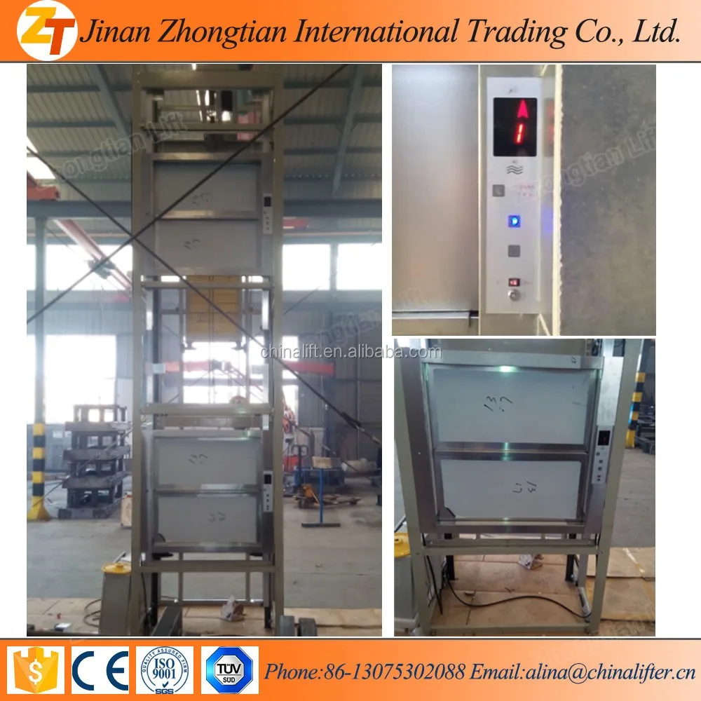 Dumbwaiter Lift Tables Kitchen Food Elevator For Restaurant Work
