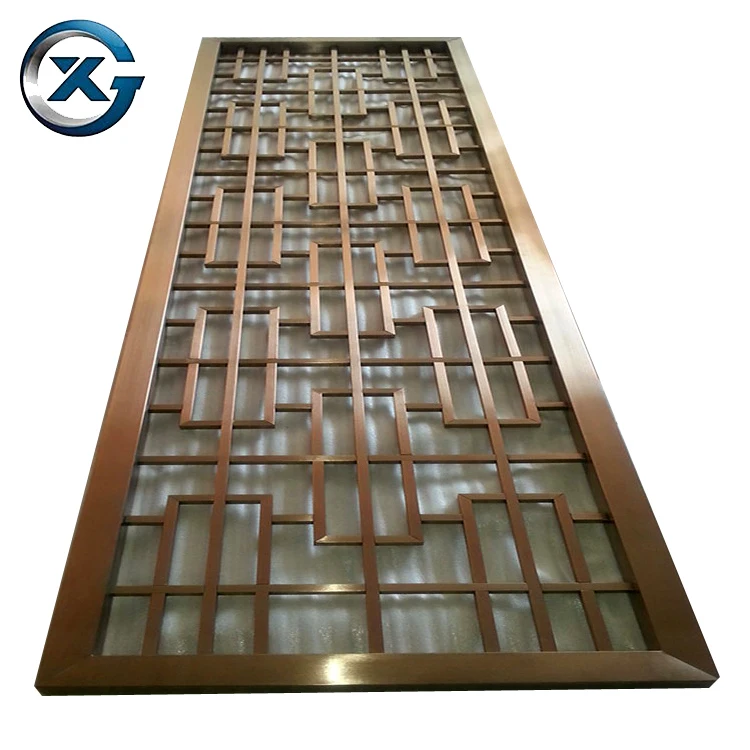 Modern Design Customized Aluminum Laser Cut Decorative Room Separation