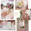 Sequin Table Runners Rose Gold- 12 X 108 Inch Glitter Rose Gold Table Runner-Rose Gold Party Supplies Fabric Decorations