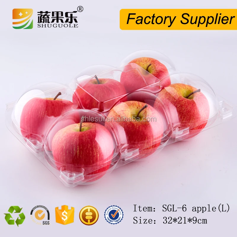 Plastic Box Apple Fruit Packaging 