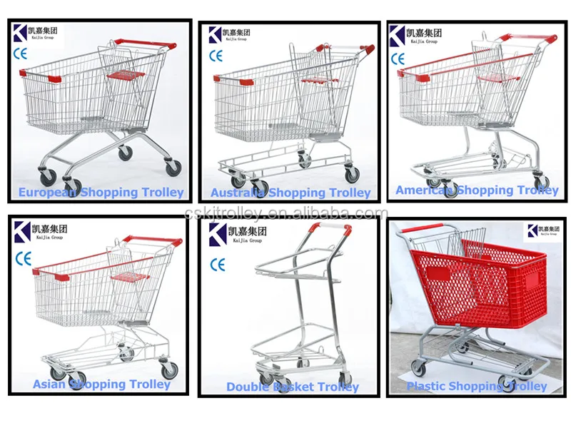2021 2020 Popular 180l Plastic Shopping Trolley For Supermarket