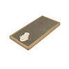 New arrival paper edge-wrapped cat scratch board with linen fish