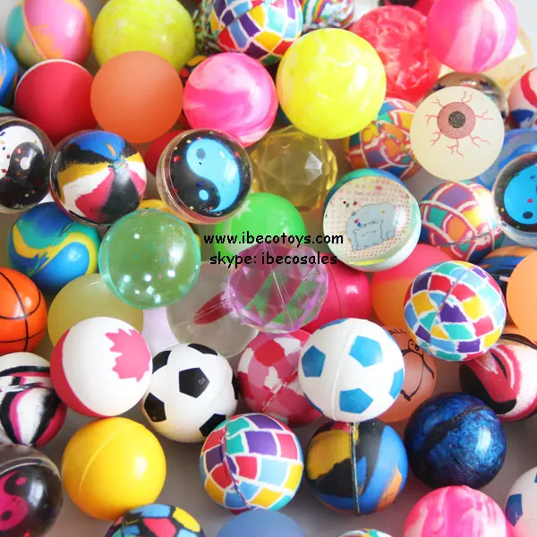 mini rubber bouncy balls