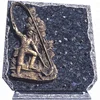 Blue&Red Granite Tomb Monument Memorial Stone mounted with Engraving ornaments For Graves